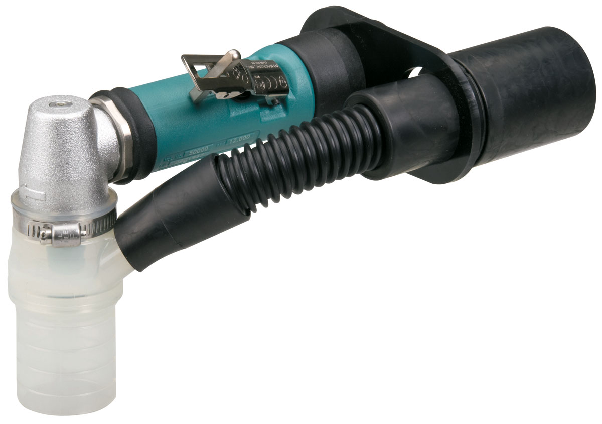 .4 hp Right Angle Die Grinder, Central Vacuum - Die Grinders